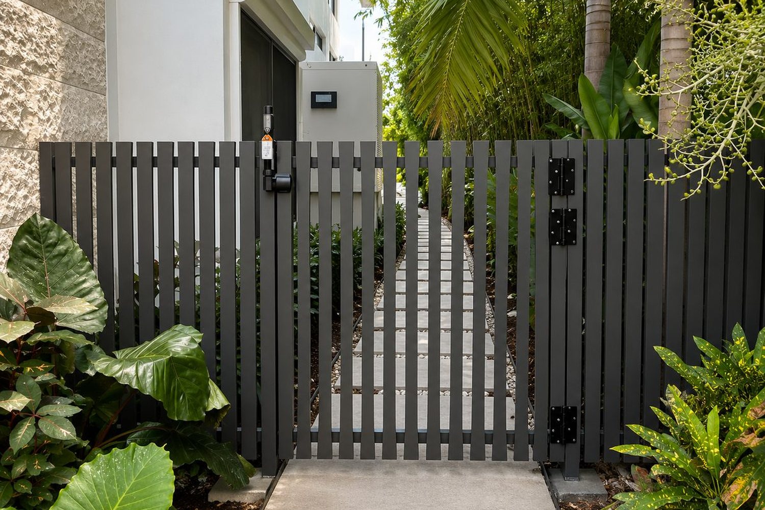 Modern repaired side gate